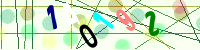 Blue Captcha Image