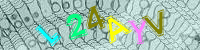 Blue Captcha Image