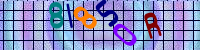 Blue Captcha Image