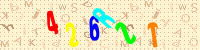 Blue Captcha Image
