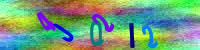 Blue Captcha Image