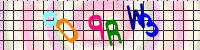 Blue Captcha Image