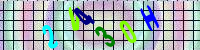 Blue Captcha Image