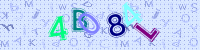 Blue Captcha Image