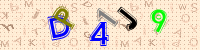 Blue Captcha Image