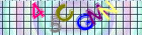 Blue Captcha Image