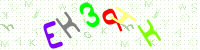 Blue Captcha Image