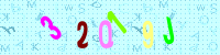 Blue Captcha Image