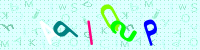 Blue Captcha Image