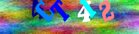 Blue Captcha Image