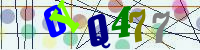 Blue Captcha Image