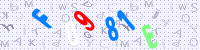 Blue Captcha Image