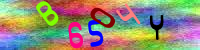 Blue Captcha Image