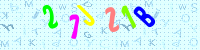 Blue Captcha Image