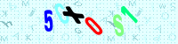 Blue Captcha Image