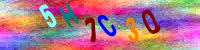 Blue Captcha Image