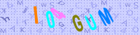 Blue Captcha Image