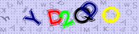 Blue Captcha Image