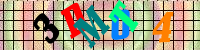 Blue Captcha Image