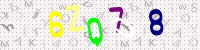 Blue Captcha Image