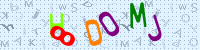 Blue Captcha Image