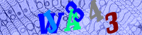 Blue Captcha Image