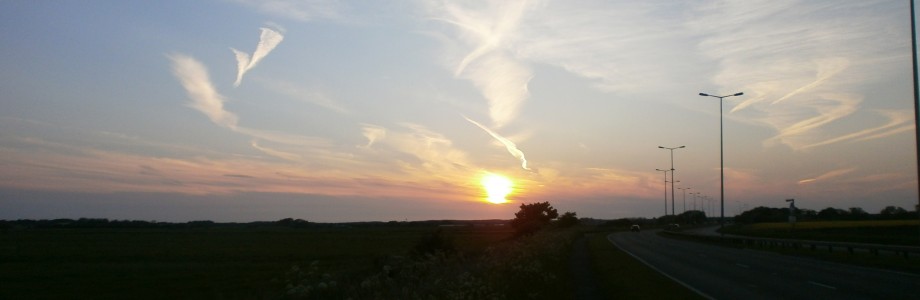 Sky view from Formby by pass.