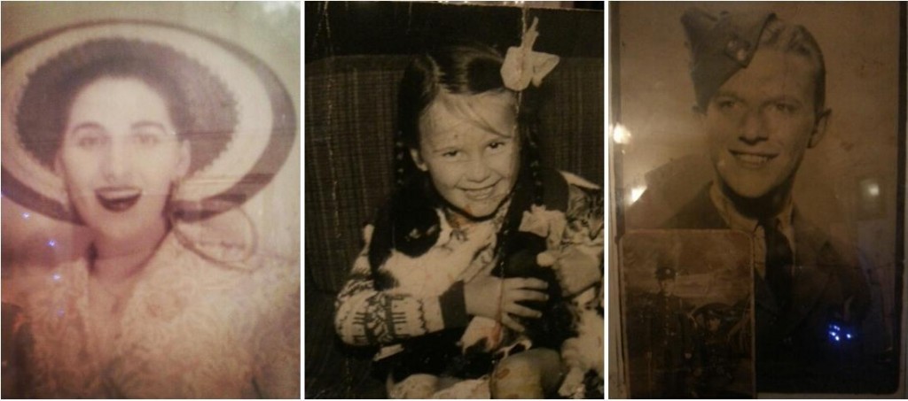 Mum, me, dad and grandad